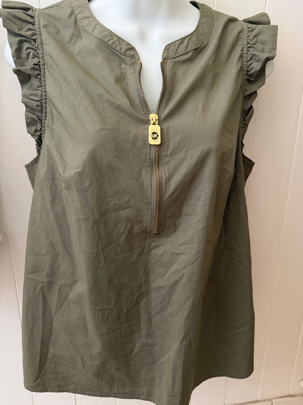 Michael Kors top, L, green